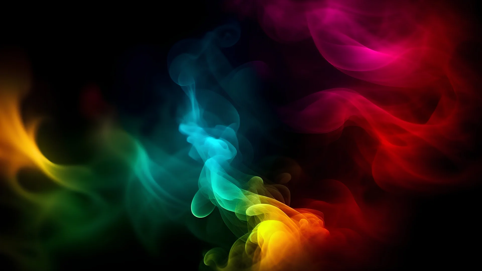 A wallpaper, magic, mystic background, magic fog, smoke, warn colours