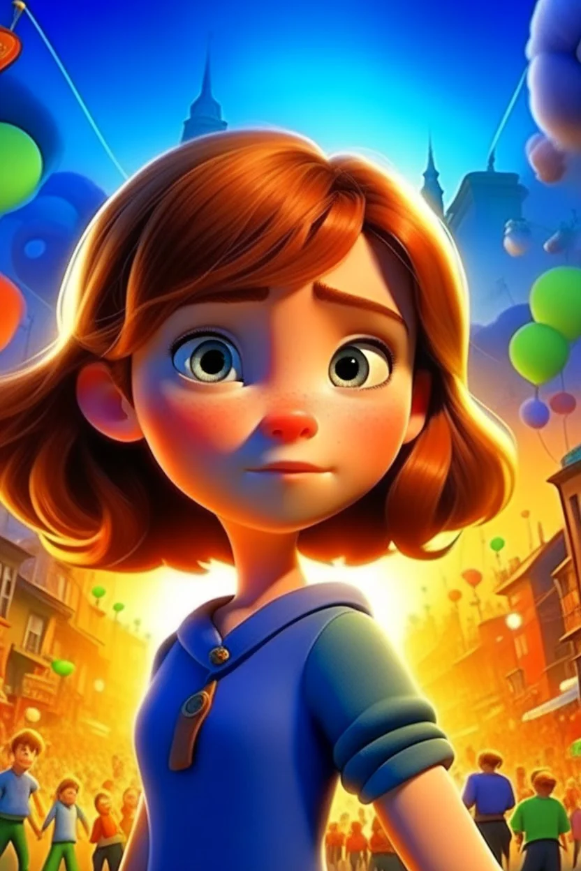 a pixar movie about a girl who have personality disorder film Poster