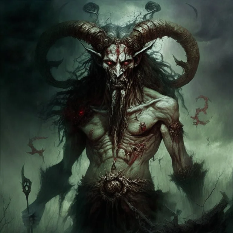 Maldirath, God of Famine, Natural Disaster, and Disease, Lord of Evil Beasts