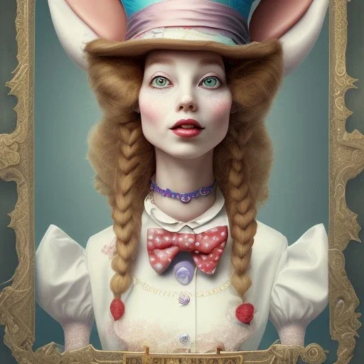 "Mad Hatter" leading figure of Alice in the wonderland, detailed eyes, elegant,sarcastic smile, by Disney,Chie Yoshii,Brian Kesinger,Gediminas Pranckevičius,Kilian Eng,reg Rutkowski,