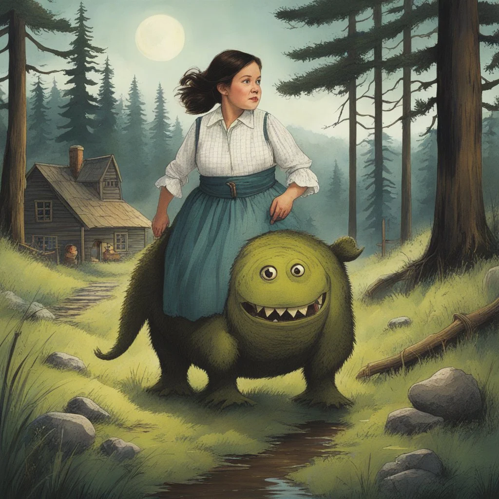 The true story of Nora Shingles Tamer who left her traditional pioneer life to live with Boggy, the Monster of Legend Creek.