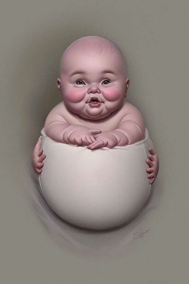 fat baby realistic