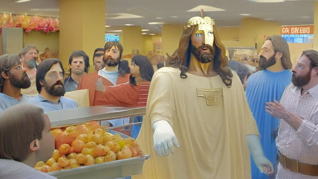 jesus goes to golden corral