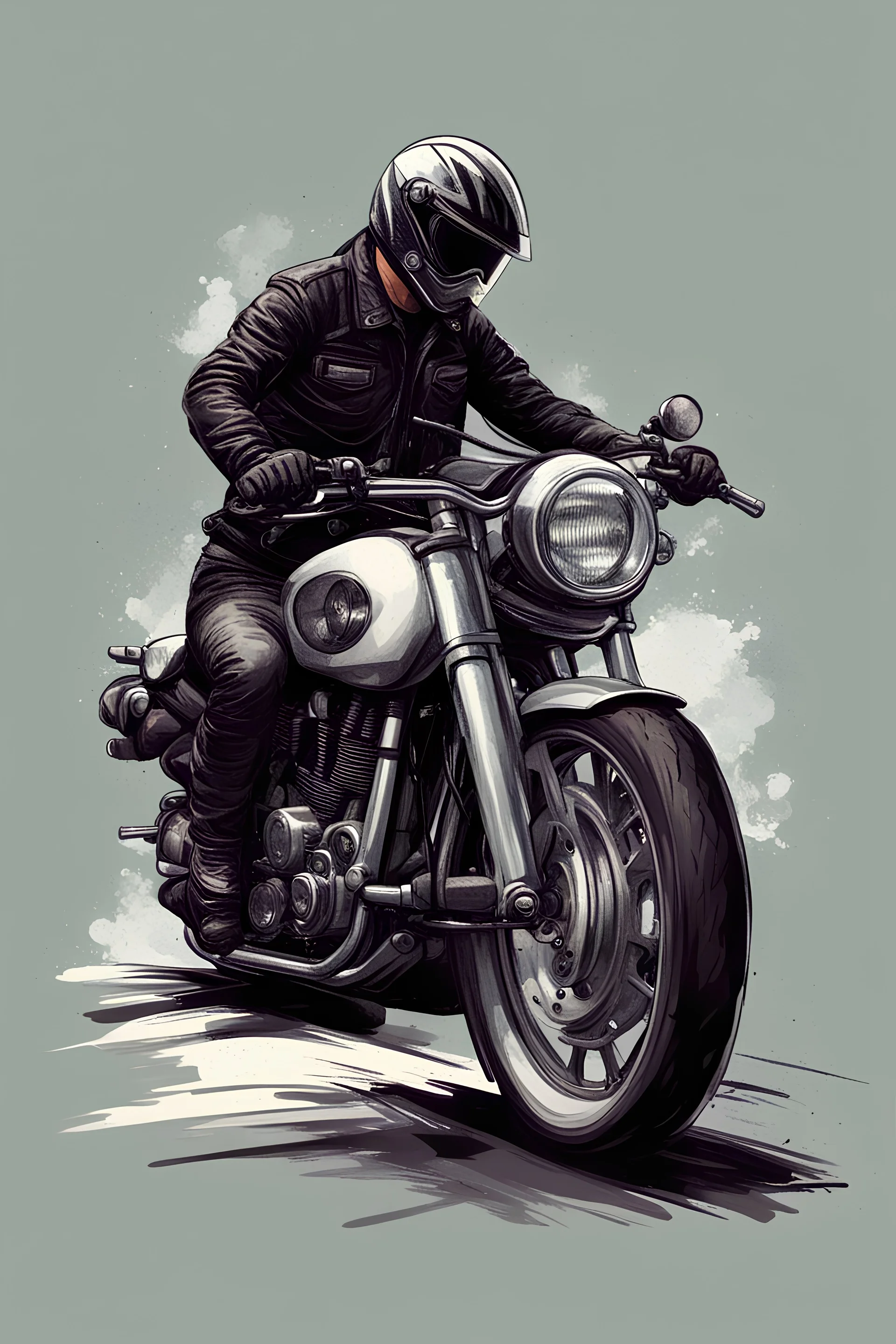 motorcycle illustration