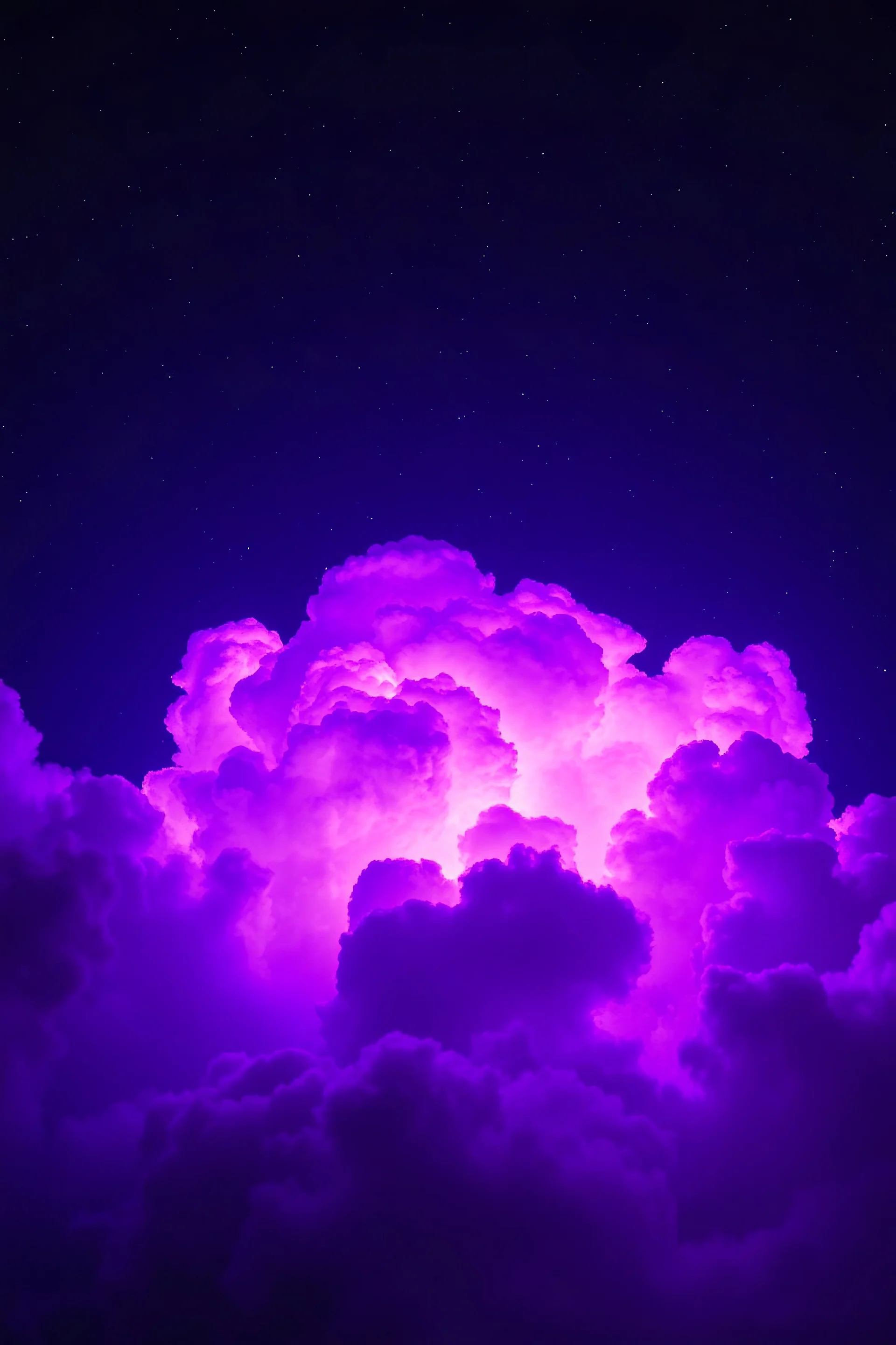 purple magic neon clouds at night display of vibrant luminous colors 3d photo realism