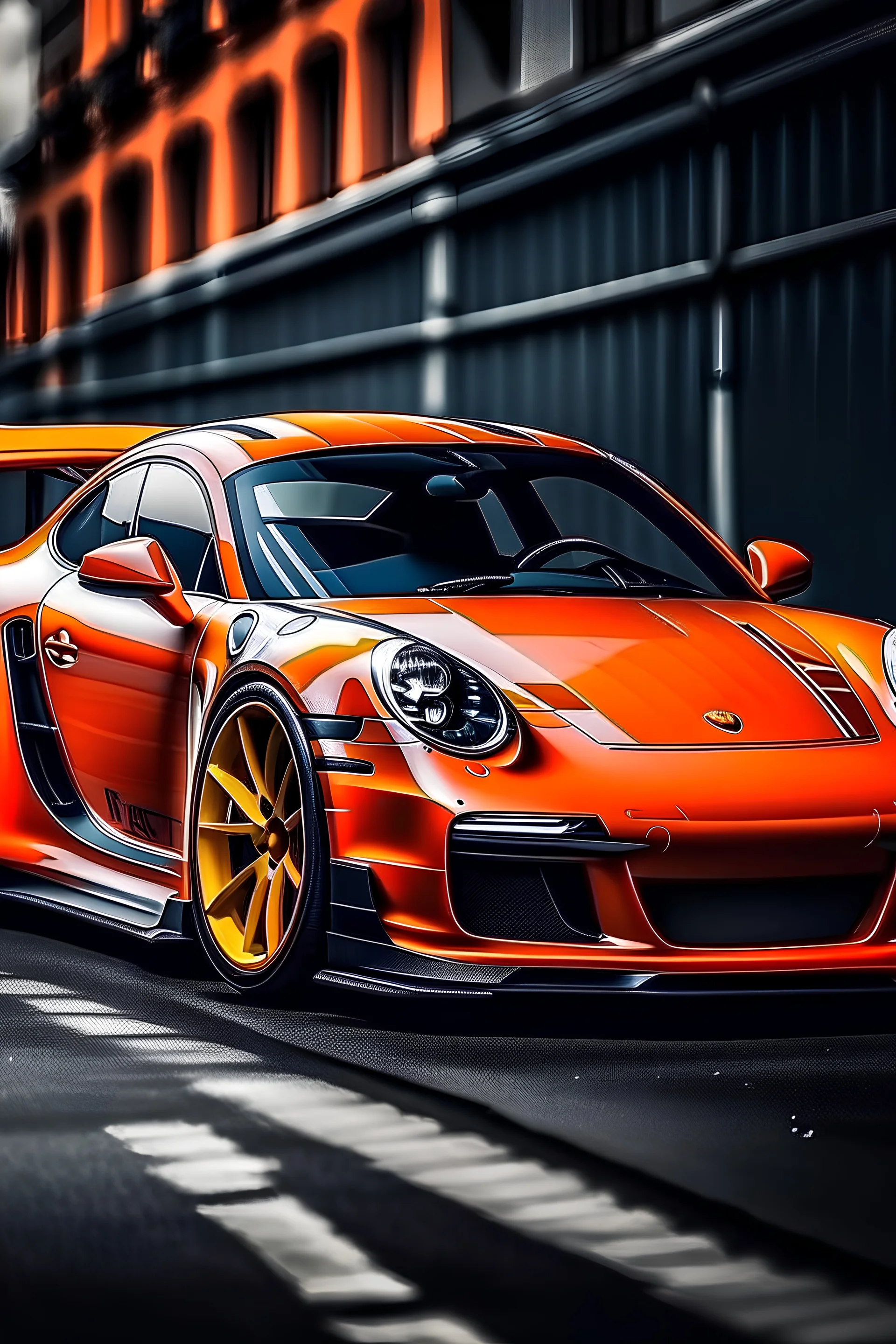 Poster von einem Porsche GT3 RS