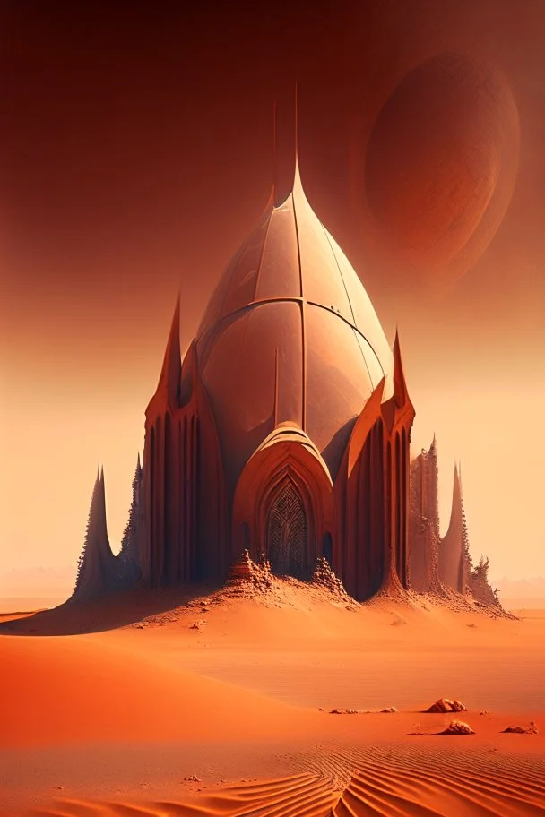 Cathedral on Mars