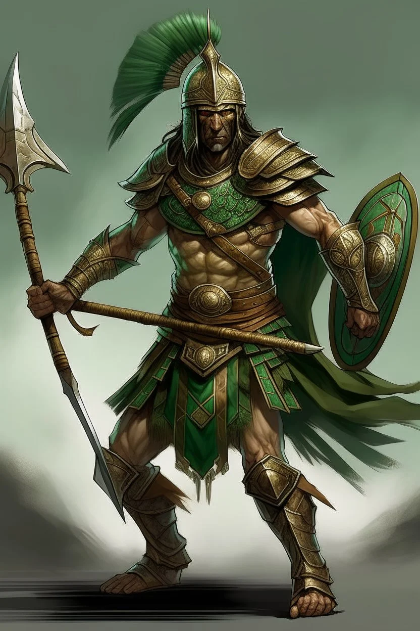 celtic spear warrior