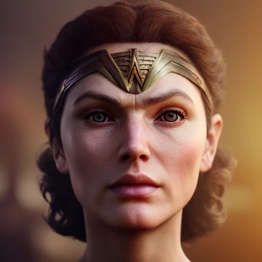 analog style, Celtic goddes, portrait, simmetric eyes, war ambient,queen, wonder woman wearing outfit, ultra realistic photo