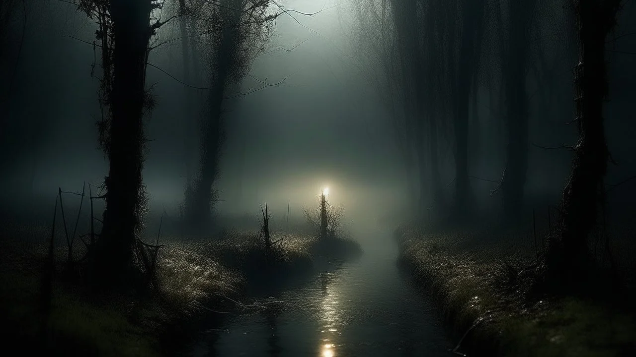 Swamp aesthetics are wriggling worms and a heavy fog, folklore is the treacherous lights deep in the dark.