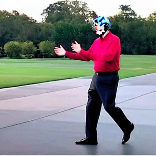 Бил Гейтс в платье балерины