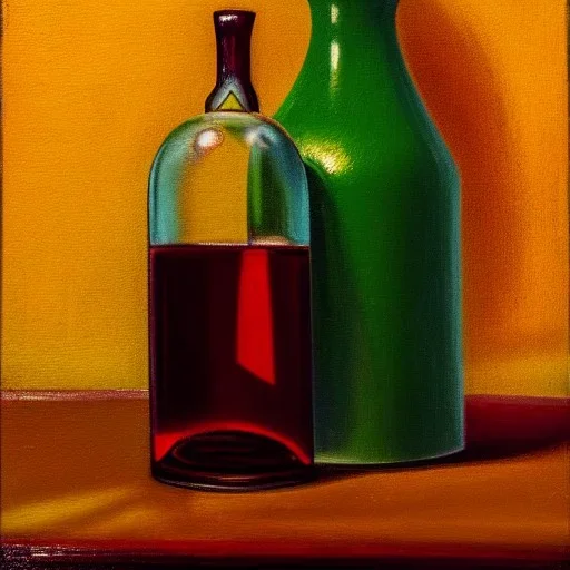 still life bottle