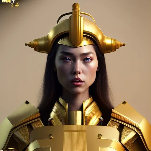 woman, rounded face, black, gold, samurai helmet, decorative color feathers, retro, bamboo coat, soft color, highly detailed, art stations, concept art, smooth, unreal engine 5, god rays, ray tracing, RTX, lumen lighting, ultra detail, volumetric lighting, 3d, finely drawn, high definition, high resolution.