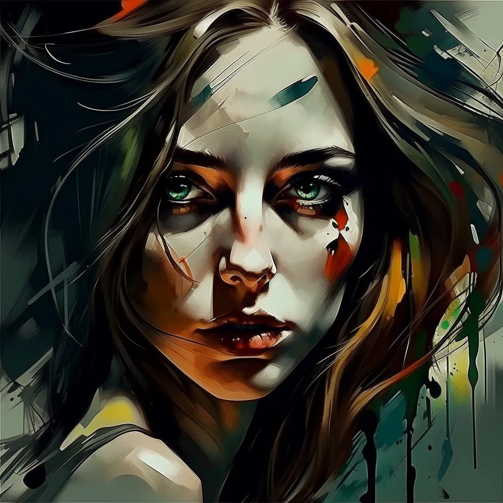 woman. Abstract.