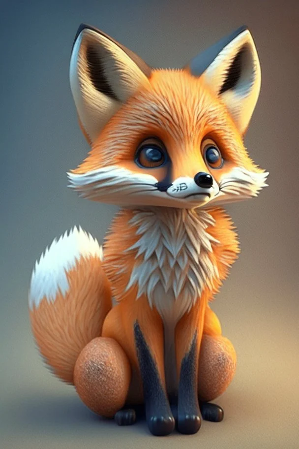 Fox cute 3D