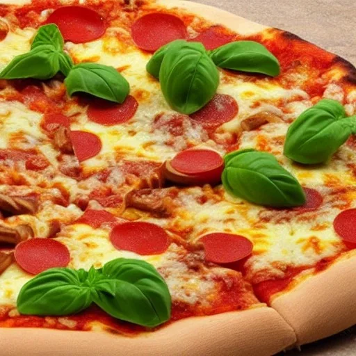 Realistic italian Pizza