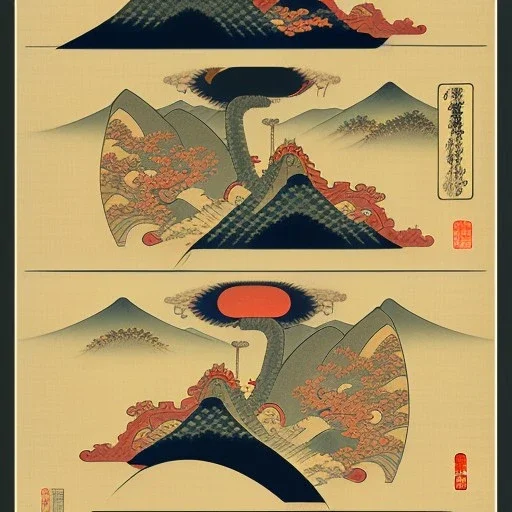 shop logos, Ukiyo-e japanese art