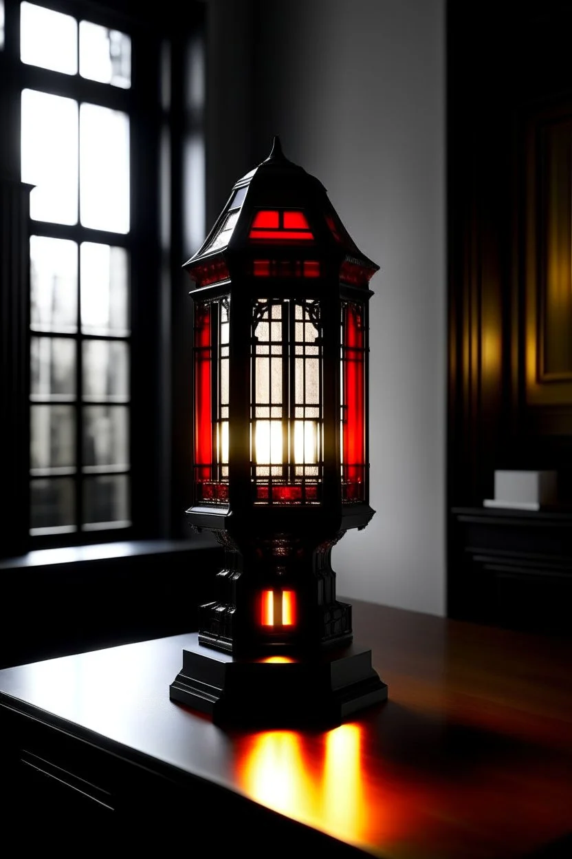 gaming table lamp inspired by palace, modern design,