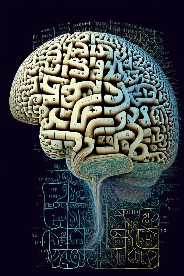 human brain on multiple mathematical planes of existence