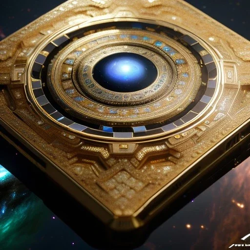 space portal, glistening shiny, intricate, Exquisite details and textures, highly detailed, digital painting, artstation, concept art, sharp focus, space background, illustration, 8k, by stability ai, nvidia