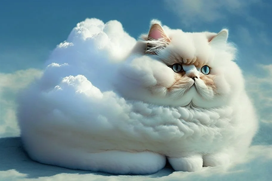 A cat shaped cloud