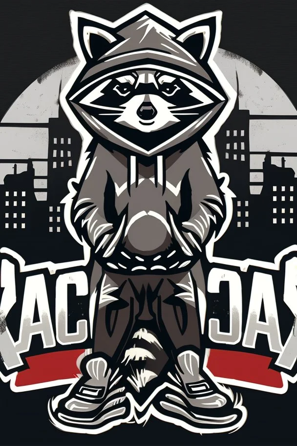 Logo to say "Raccoon Grime"