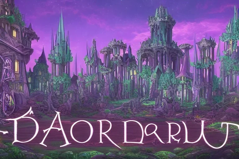 Arcadia the dark town of purple magic