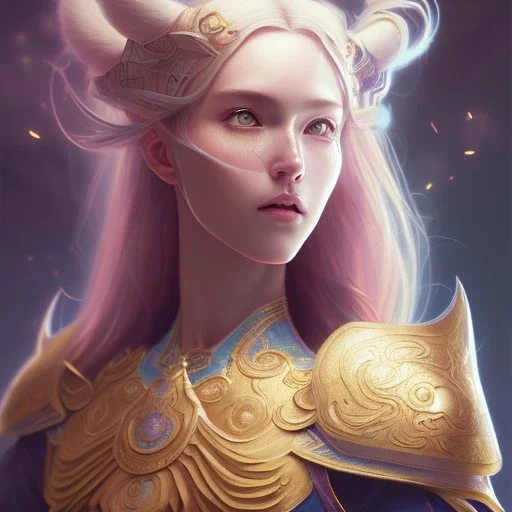 Caineghis Fire Emblem, concept art portrait by Greg Rutkowski, lisa frank fantasy, detailed matte painting, fantastical, intricate detail, 8k resolution, yoji shinkawa dreamscape, fenghua zhong, mystical colors, Golden hour, beeple, neon pastel color palette, beautiful colorful interesting detailed storybook fantasy