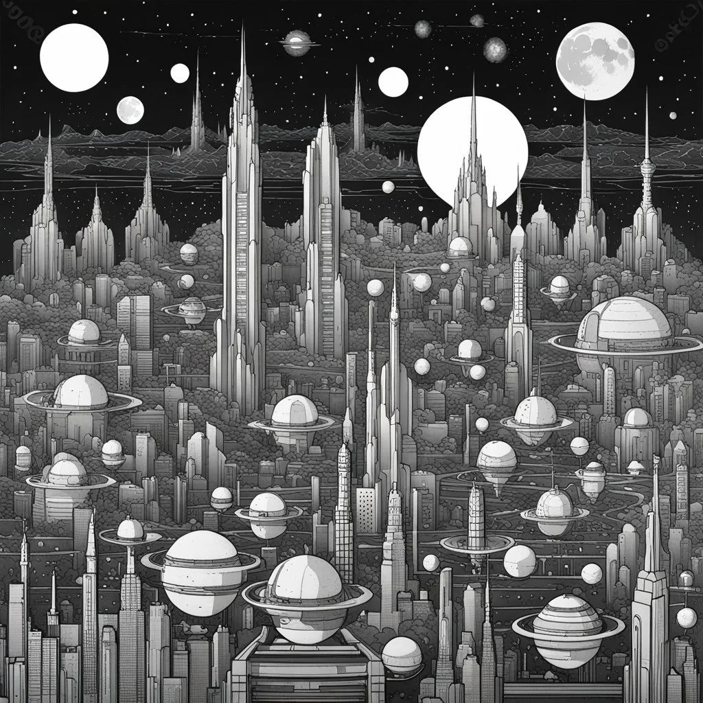 Lunar metropolis