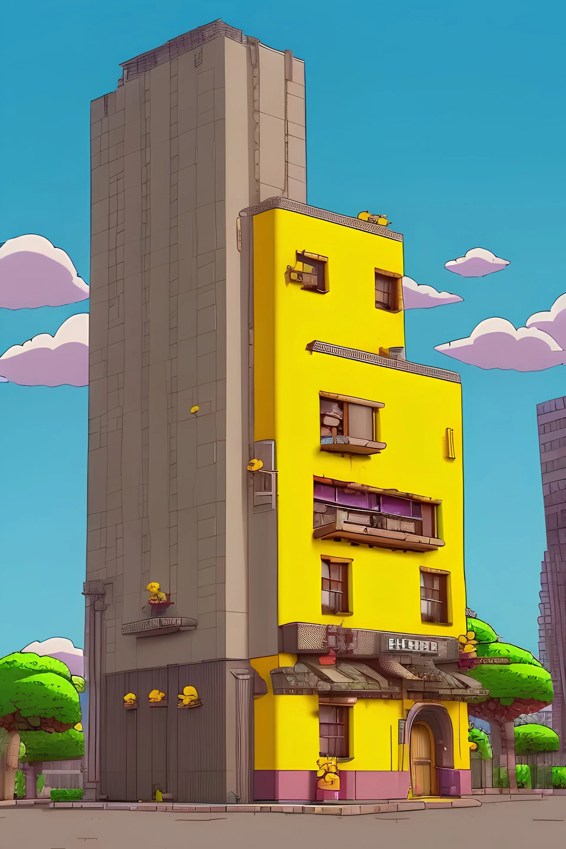 habbo hotel, detailed, manga, "the simpsons", anime, homer simpson, matt groening, barney