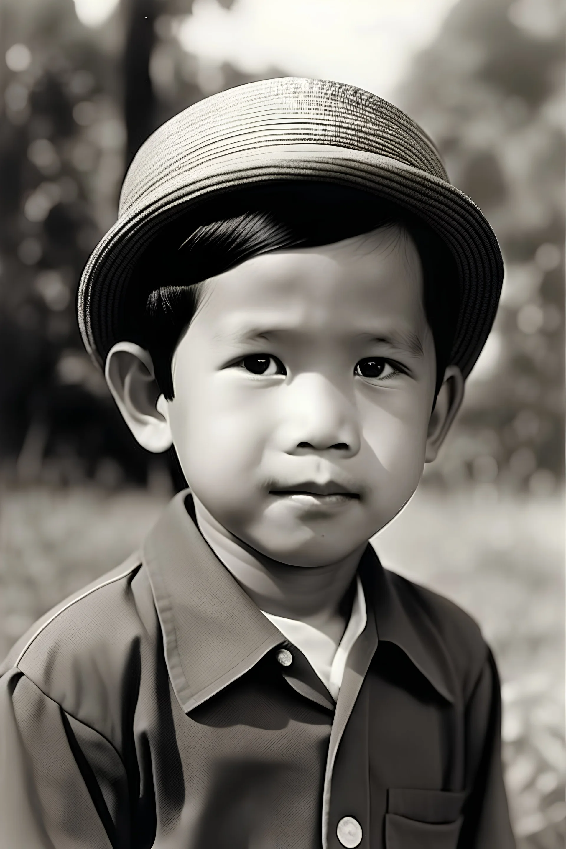 buatkan foto prabowo subianto waktu kecil