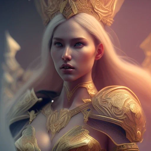 badass female goddess of war, very beautiful figure,tilt shift blur, wearing detailed,armor,object shadow,extraordinary, sharp focus,macro lens,intricate filigree metal design, full body portrait, cinematic, unreal engine 5, 8k, hyper realistic. Volumetric lighting, unreal engine 5 ,hyper elegant,hyperphotorealistic, epic composition,cinematic lighting, hyperphotomaximalist, masterpiece,epic composition, ,Glim lighting