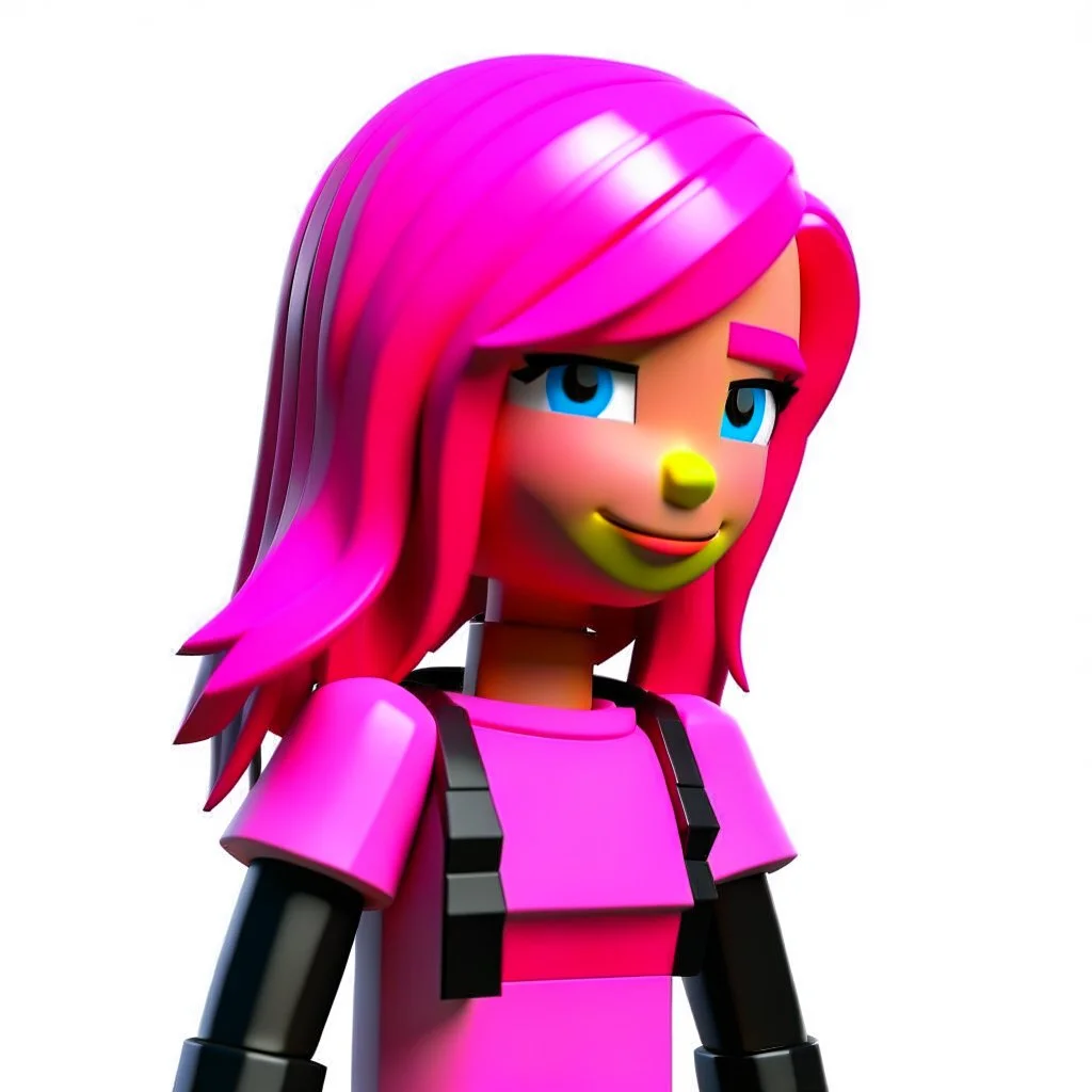 ROBLOX WOMAN PINK HAIR