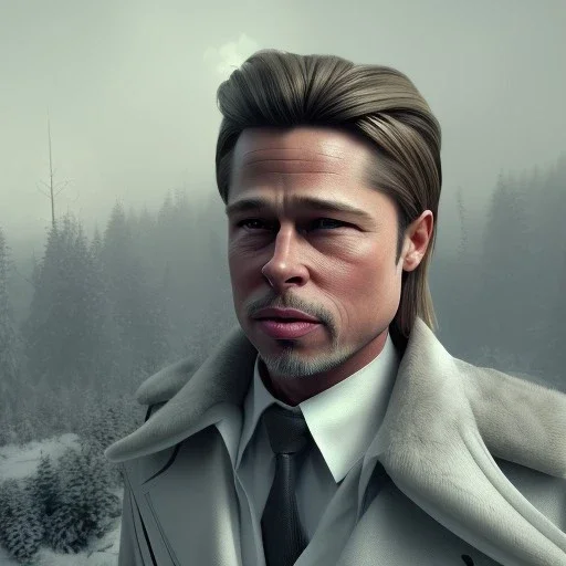 Full body, 3d render, Brad pitt 1800's men style, 1800's hair style, 1800's men clothes style,cleaning house, hyper realistic, octane render, unreal engine 5, 8k, palace background, uhd