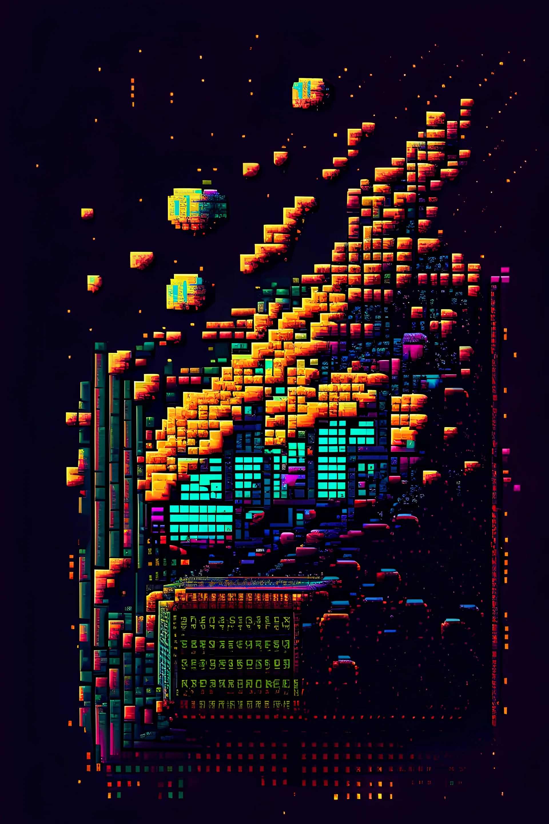 pixel pi network art 4k