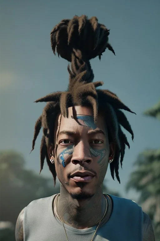 wiz khalifa, highly detailed, cinematic 16k