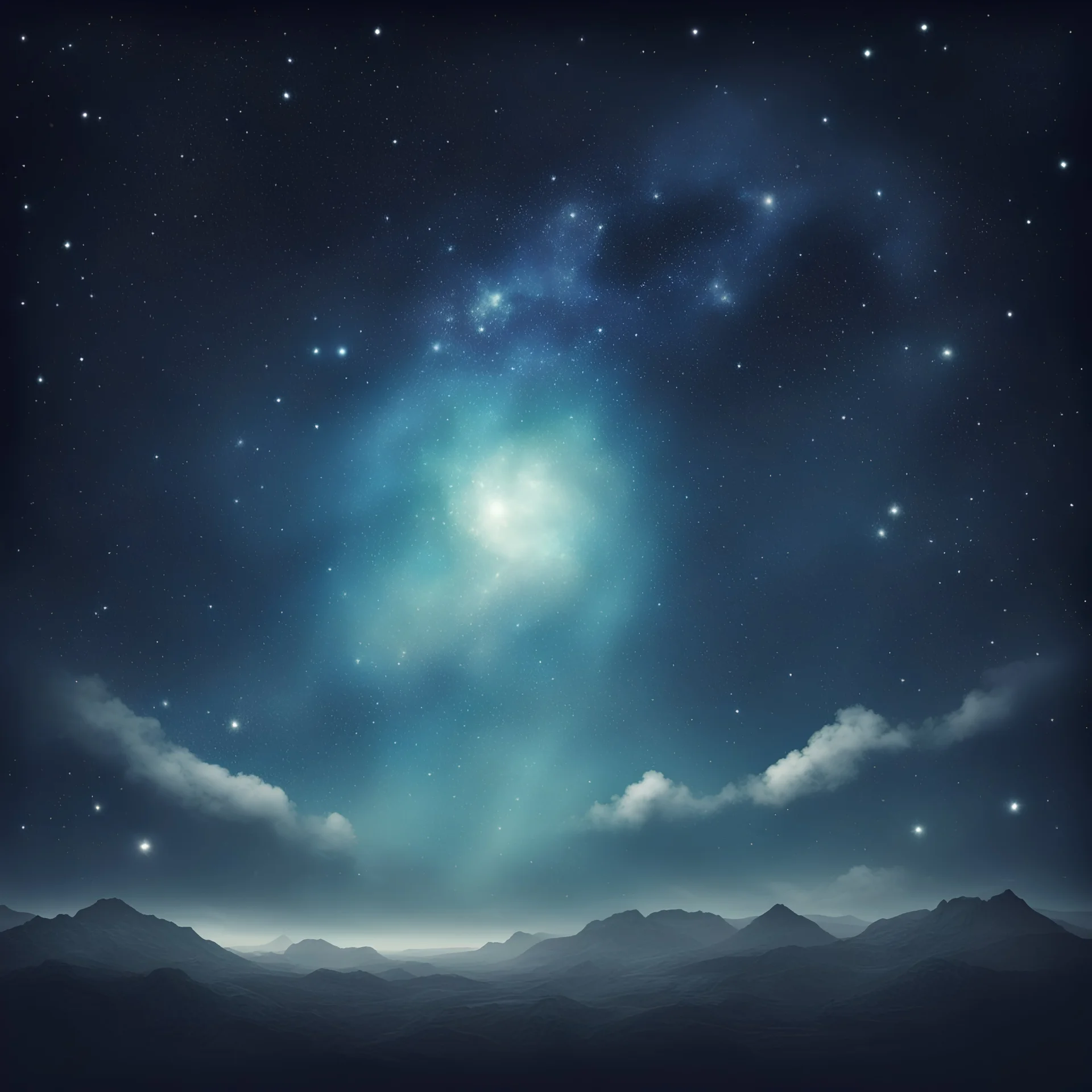 Night Sky digital print commercial use