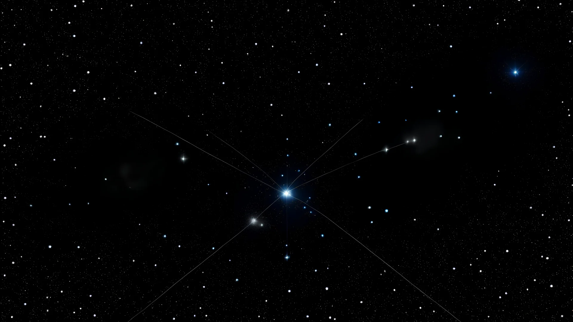 x-shaped starfield