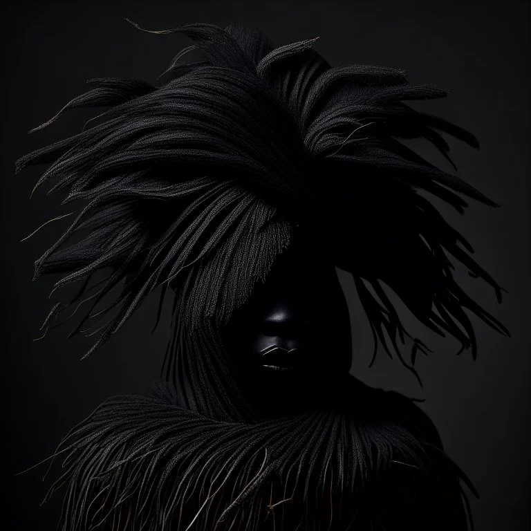 black raffia