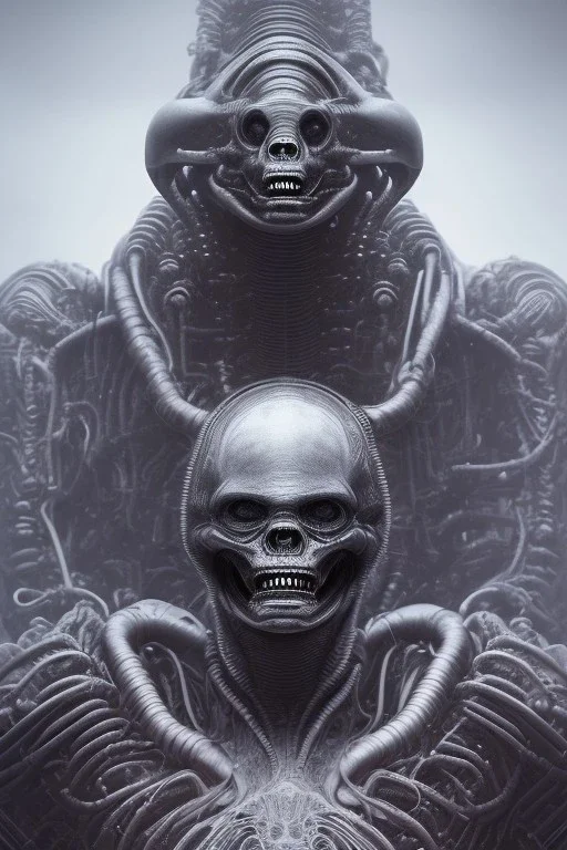 evil berserker, alien, tron, bitcoin eyes, 8k, finely detailed, photo realistic, hr giger