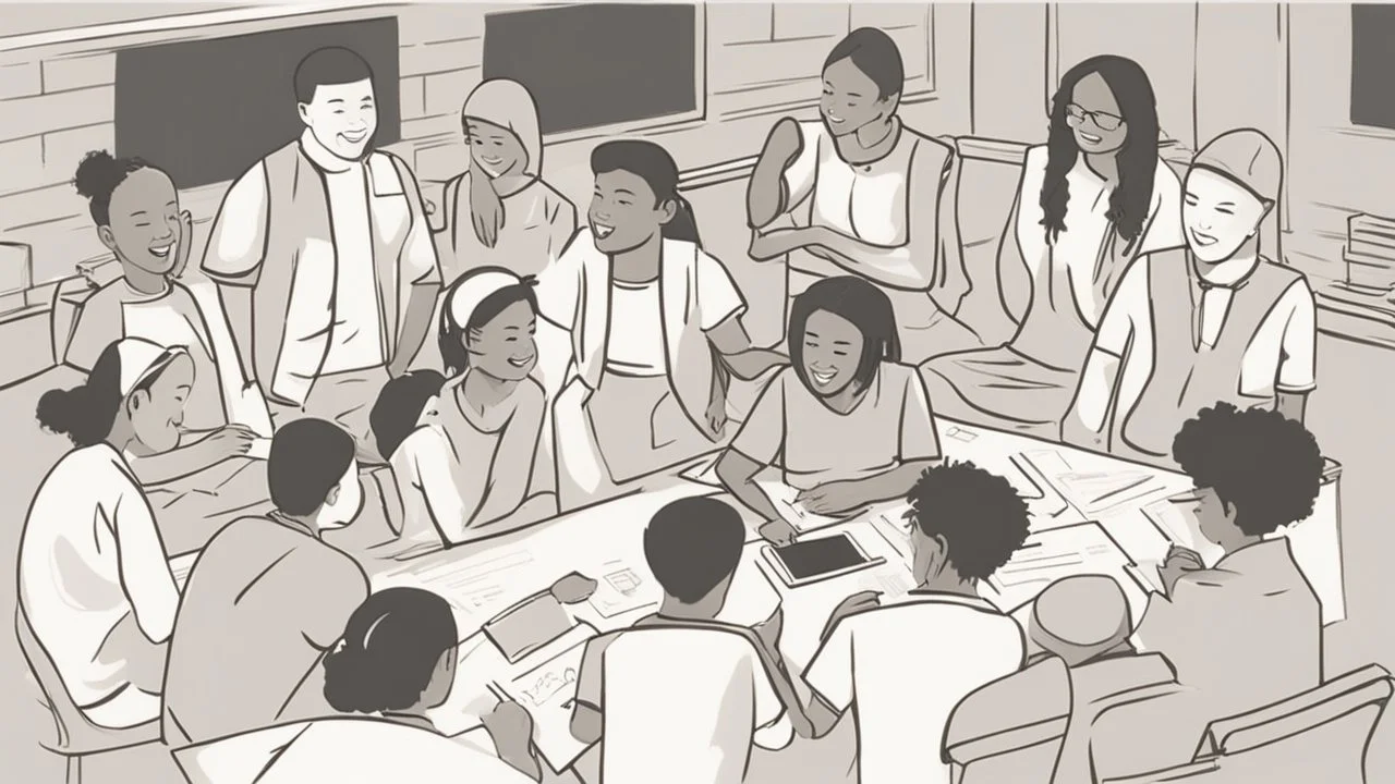 The representative image for this article depicts a group of students from diverse cultures and backgrounds interacting with each other in an open and stimulating educational environment. The students exchange ideas and experiences, engaging in what appears to be a lively cultural discussion. The image reflects positive social interaction and cultural learning in a diverse educational community, demonstrating an ongoing effort to understand and respect different cultures.