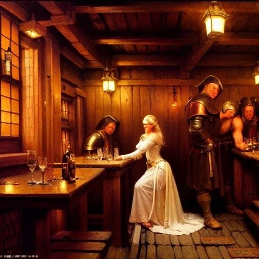 fullbody portrait 'beautiful face blonde massiveboobs medieval wench on tavern in medieval city',painting by gaston bussiere, greg rutkowski, yoji shinkawa, yoshitaka amano, tsutomu nihei, donato giancola, tim hildebrandt, oil on canvas, cinematic composition,sharp image, extreme detail,((fit full head inside picture)),32k