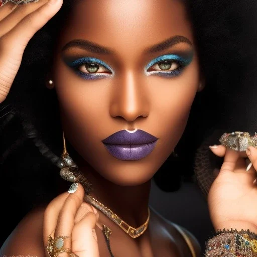  a pretty black women pretty makeup in harry potter standing nice escape dreamlikeart style created by Anon739309