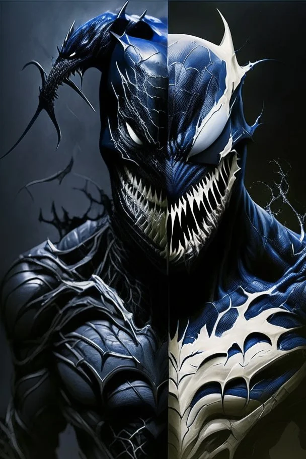 A mix between venom and batman