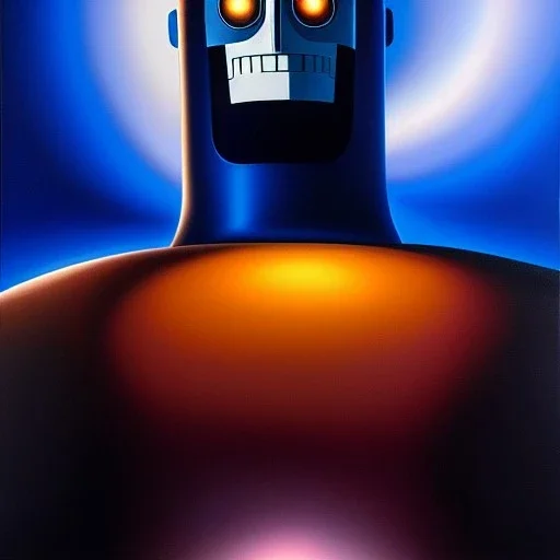 Ultra detailed fullbody Portrait in oil on canvas of Bender merges with Iron Giant ,intense stare,extremely detailed digital painting, extremely detailed face,crystal clear Big eyes, mystical colors ,perfectly centered image, perfect composition, rim light, beautiful lighting,masterpiece,8k, stunning scene, raytracing, anatomically correct, in the style of robert e howard and Ken Kelley and Ohrai Noriyoshi and Simon Bisley and tomzj1