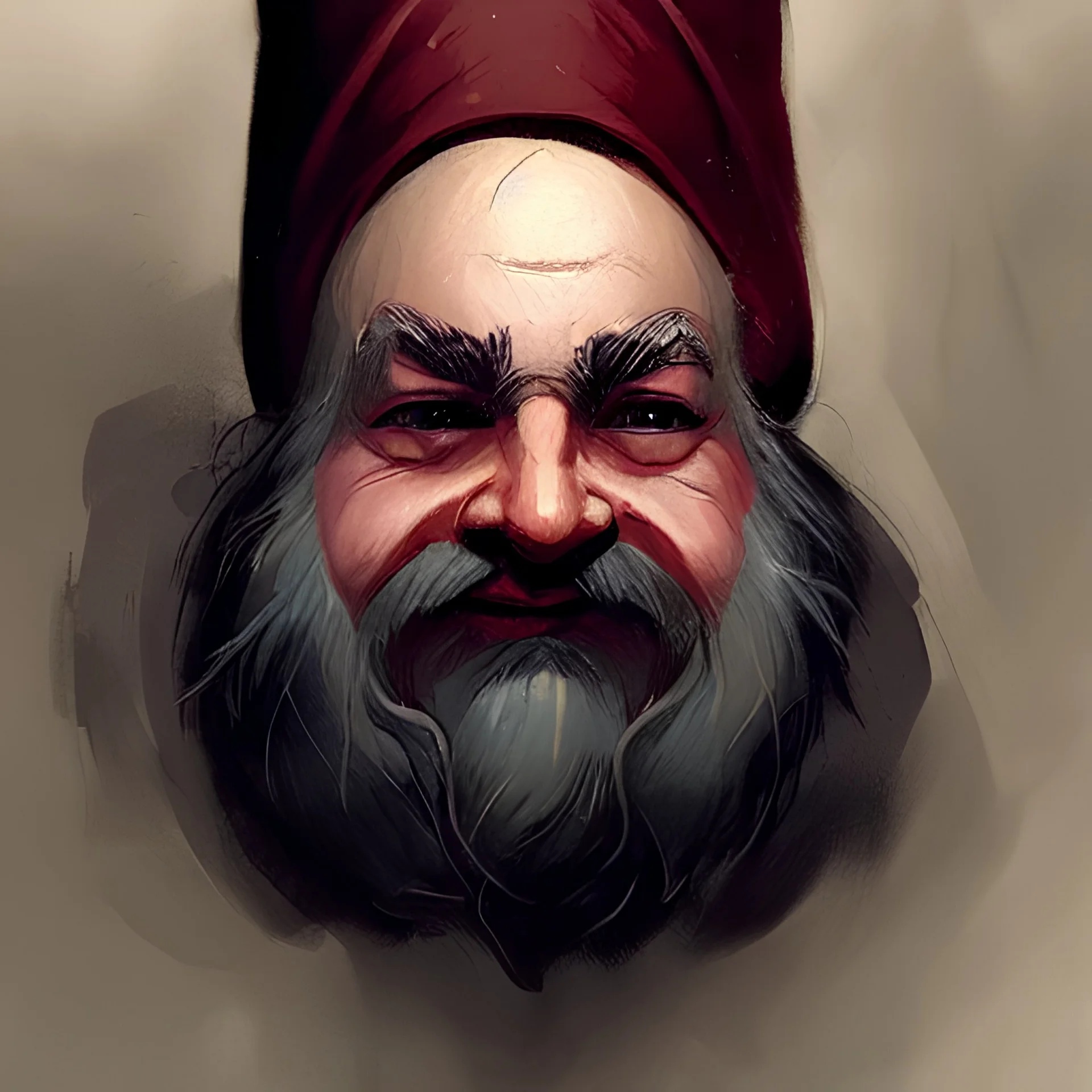 Portrait of a gnome called Eldon, who is a very young wizard that studied at the School of Abjuration, art by argerm and greg rutkowski, trending on artstation.