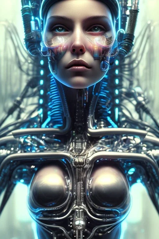 cyberpunk, glass body, women, portrai, open mouth, perfect skin, tron, cyborg , perfekt, real, dream, hr giger