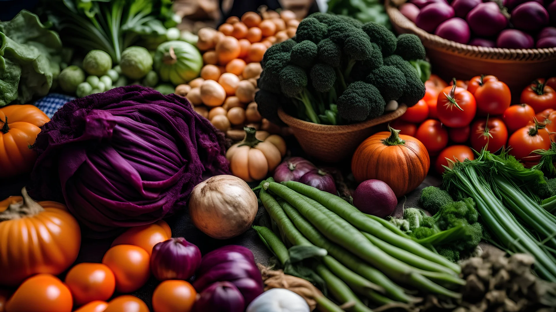 vegetable at a farmers market - photo