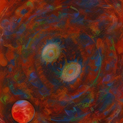  pastel colors, abstract art , red, orange, white,brown,son, earth, wod, trees, flowers, cosmos