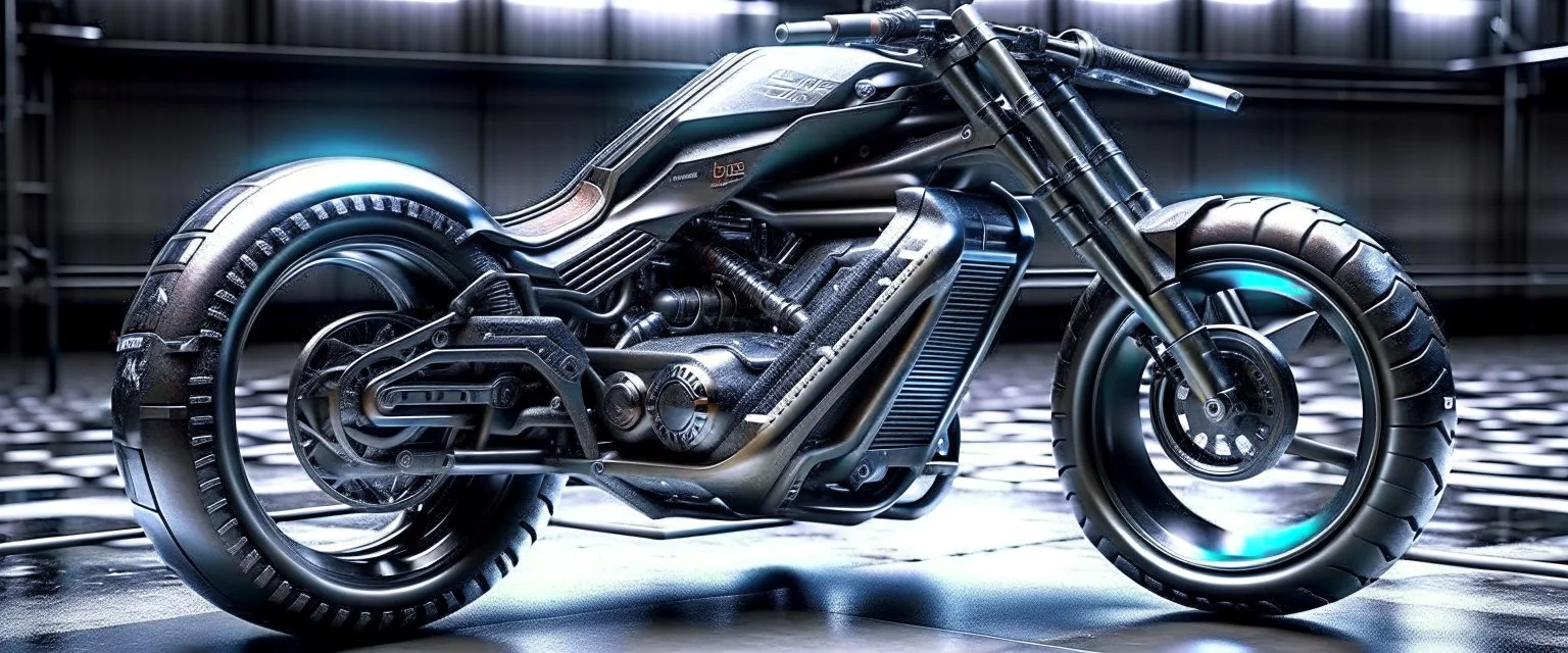 futuristic monster bike